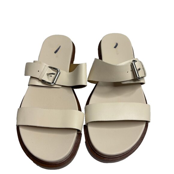 Madewell Shoes - Madewell $98 The Dee Double Strap Sandal Ivory Size 8.5 NP292